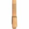 Ekena Millwork Bellingham Timber Gable Bracket, Western Red Cedar, 36"W x 23"H x 3 1/2"D x 5 1/2"F, 15/12 Pitch GBW036X23X0406BEL00SWR - alternate 4